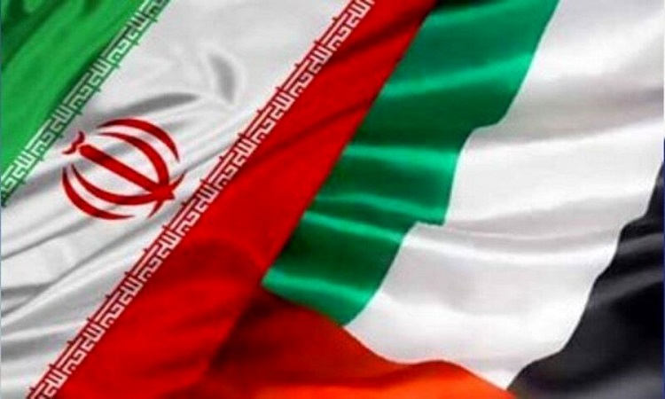 پرچم امارات و ایران